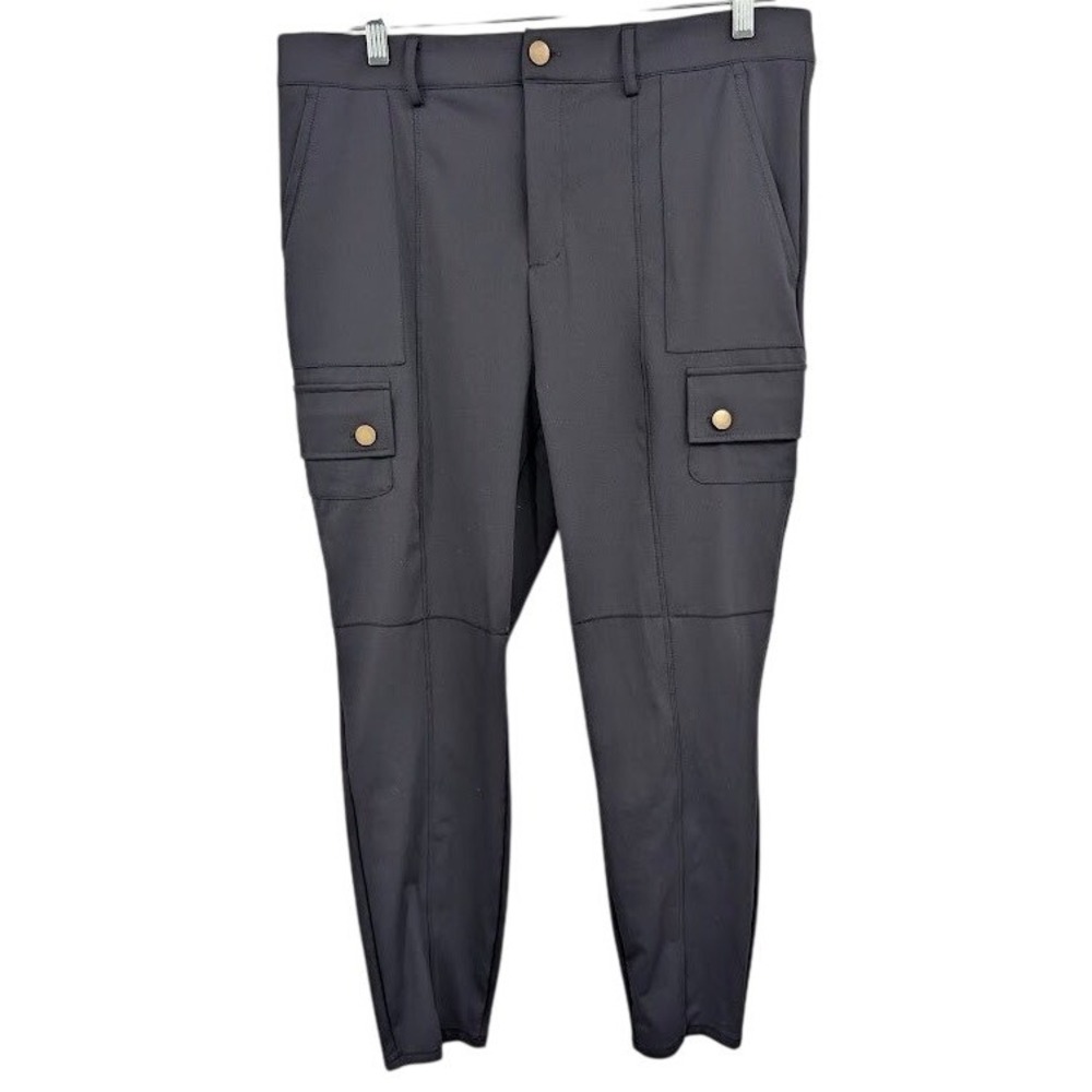 HALARA Black Cargo Track Joggers